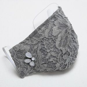 Lace Face Mask with Filter Pocket